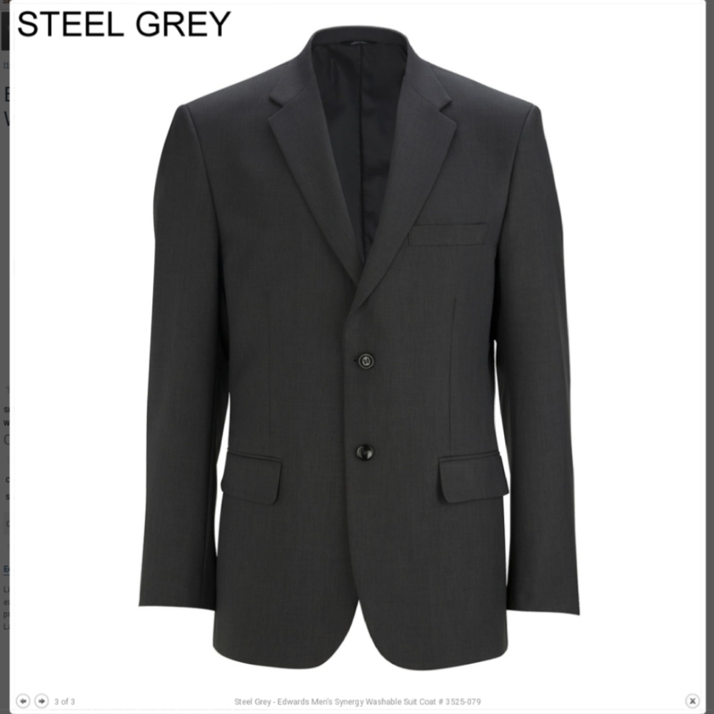 Edwards Synergy Washable Suit Coat 42R